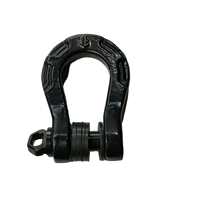 Accessoires automobiles 4x4 CNC usinage forgeage galvanisé remorquage fendu manille D anneau manille crochet de remorquage