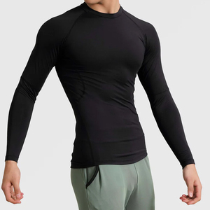 Rash Guard OEM Sublimation Printed MMA Bjj Rash Guard Compression Shirts for Men's Short Sleeve Rash Guard Shirts - Product Image 3