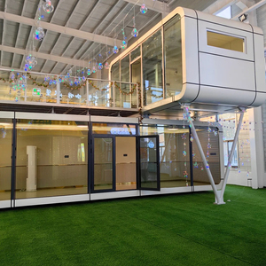 Casa Prefabricada de Dos Pisos en Contenedor Completo, Personalizada, Económica, Tipo Cabaña Inteligente Apple <span class=keywords><strong>para</strong></span> Alquiler de Hotel o B&B - Product Image 3