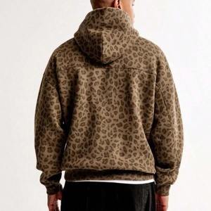 2025 à la mode hommes hiver 100% coton coupe régulière Streetwear à capuche américain rétro haut de rue - Product Image 2