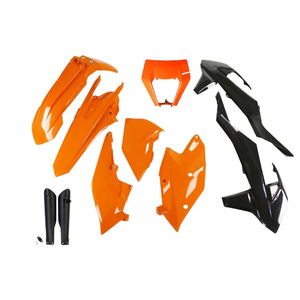 XFUN Kit completo KTKIT523F999-3995 in plastica per EXC 125 2017-2019 con OEM 17 & 19 e supporto per fari - Product Image 1