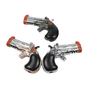 Accendino a Doppia Fiamma Ever Tech a Forma di Pistola Antica, Ricaricabile a Butano, Fiamma Regolabile, Unisex - Product Image 1