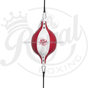 ลูกบอลหนังสำหรับฝึกชกมวยและความเร็วลูกบอลสองด้านสำหรับ MMA และมวยแบบกำหนดเองพร้อมเชือกดึง - Product Image 3