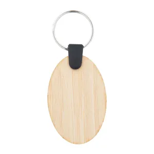 Portachiavi Ecologico in Bambù Bambry con Moschettone Promozionale - Product Image 5