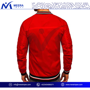 Chaqueta Bomber Personalizada para Hombre, de Invierno, Resistente al Viento y al Agua, con Cierre de Cremallera, Puños Acanalados, Cuello Alto, Logotipo Bordado, Ropa de Equipo - Product Image 4