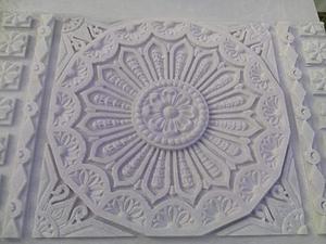 Paneles Decorativos de Pared de la Mejor Calidad, Panel de Pared Tallado Mabel para Decoración de Habitaciones y Oficinas, Decoración Interior de Lujo, Mandala de Mármol - Product Image 2