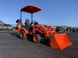 Tracteur à roues diesel BX23S haute puissance 4x4 à transmission par engrenages, chargeur hydrostatique subcompact, pelle rétrocaveuse, utilitaire agricole et aménagement paysager. - Product Image 4