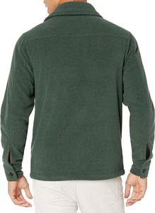 Sudaderas con capucha de pana personalizadas para hombre, chaqueta informal vintage de manga larga a cuadros de franela con botones, Camisa de algodón 100% con piel - Product Image 4