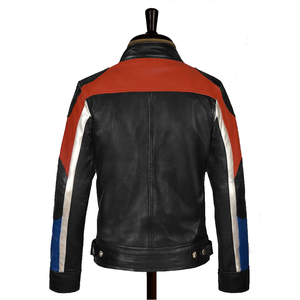 Veste en cuir de course moto pour homme de haute qualité, nouveau style avec logos personnalisés, veste en cuir très vendue pour homme - Product Image 3