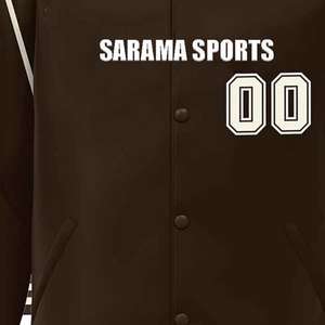 Chaqueta Universitaria de Invierno Personalizada OEM 100% Lana para Hombre, Estilo Vintage con Cuello Alto y Logotipo Bordado - Product Image 3