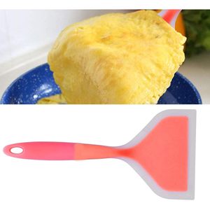 Spatule chauffante en silicone à tête orange à large ouverture tourneur flexible pour crêpes aliments frits ustensile de cuisine essentiel pour la cuisine à domicile - Product Image 2