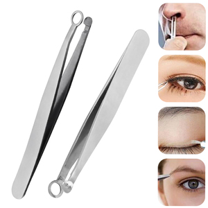 Dropshipping Haute Qualité Nouvelle Tête en Acier Inoxydable Multi-Fonction Pince à Sourcils Nez Pince à Cheveux Tondeuse pour Usage Beauté - Product Image 4