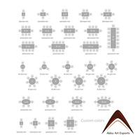 Plateaux de table ronds pliables en bois massif, couleur personnalisée, écologiques, durables, résistants à l'eau, modernes pour la salle à manger et le salon