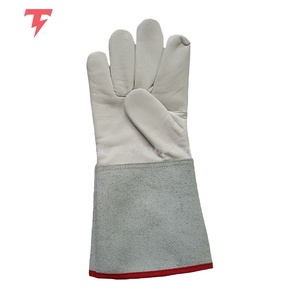 Gants de soudage TIG personnalisés, nouveau design, en cuir de haute qualité, doublure en coton, protection contre les éclaboussures de métal fondu, type test, sécurité du pouce entièrement recouvert - Product Image 5
