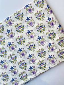 Grossiste et fabricant indien de tissu de course imprimé en coton biologique, matière première faite à la main pour la confection de robes - Product Image 3