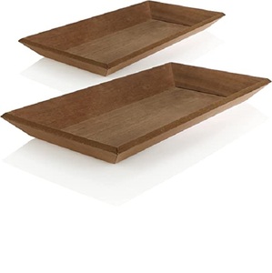 ถาดไม้สำหรับเสิร์ฟชากาแฟสำหรับงานแต่งงาน,ถาดด้านบนโต๊ะรับประทานอาหารทำจากไม้ล้วนสำหรับบ้านสำนักงานถาดเสิร์ฟอาหาร - Product Image 3