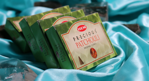 HEM Precious Pachuli Dhoop Conos Paquete de 12 (10 Conos Cada Uno) Aromaterapia a base de hierbas, Fragancia y relajación de larga duración - Product Image 6