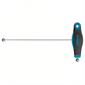 Clé hexagonale à six pans avec tête sphérique Hazet T-Handle, clés hexagonales de haute qualité - Product Image 2