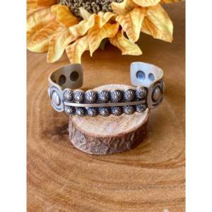 Martha Cayatineto Collection Elegant Sterling <b>Silver</b> Fashion <b>Cuff</b> <b>Bracelet</b> - Product Image 1