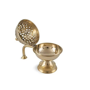 Newest Arrival Religious Bakhoor <b>Incense</b> Burner Fancy Design Best Quality Metal Gold Color Hanging <b>Incense</b> <b>Holder</b> - Product Image 6