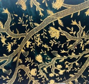 Soft maroon velvet <b>shawl</b> with mirror detailing perfect for ceremonies and events - Product Image 4