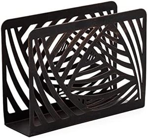 Classic Black Color Metal <b>Napkin</b> Holder Stylish Durable and Perfect for Home or Office Decor Keeps <b>Napkins</b> Neat and Organized - Product Image 3