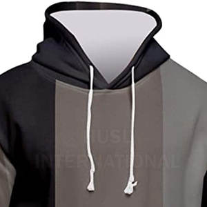 Pull-over à impression bouffante avec logo personnalisé pour adultes Nouveau design Top ventes Sweat à capuche bouffant avec votre propre logo pour hommes - Product Image 6