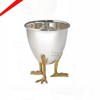 Nuevo Plato Decorativo de Metal Antiguo con Diseño de Huevo para Frutas, Ideal para Decoración de Mesa