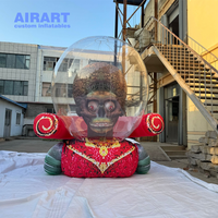 Modèle de personnage de gorille gonflable réaliste, nouveau ballon de figurine de film gonflable pour la décoration d'activités de fête