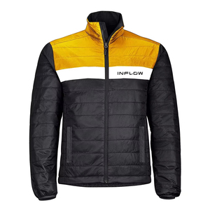 Chaqueta informal de moda de invierno para hombre, chaqueta PUFFER de secado rápido de alta calidad con cuello levantado XS, servicio OEM, cierre de cremallera con logotipo frontal - Product Image 4