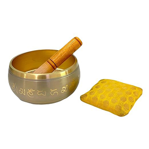 Cuenco de sonido de canto tibetano de forma redonda de diseño más nuevo del vendedor caliente tamaño personalizado de calidad más fina para cuencos de meditación de terapia de Yoga - Product Image 5
