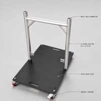 Support de scène modulaire en forme de U avec base roulante en acier pour éclairage de scène, événements, concerts et affichage d'éclairage mobile
