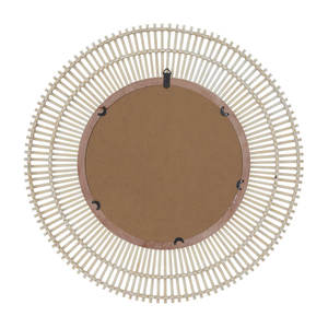 Handmade Round <b>Bamboo</b> Wood Starburst Wall <b>Mirror</b> Unique Organic Design for Home Decor - Product Image 6