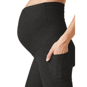 Genuine Seamless Custom High Waist <b>Gym</b> Fitness Sport <b>Maternity</b> Biker <b>Shorts</b> Soft Stretch Belly Support Comfort Pregnancy Solid - Product Image 3