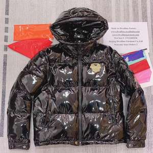 Opción 1: Chaqueta Acolchada Brillante para Hombre, Chaqueta de Invierno Acolchada con Capucha, Ropa Exterior Impermeable, Chaqueta de Burbujas - Product Image 5