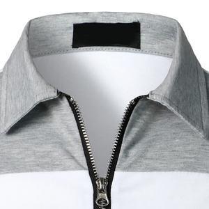 เสื้อโปโลผ้าฝ้ายผสมลายทางสำหรับผู้ชายออกแบบมาเพื่อความทนทานและการใช้งานในชีวิตประจำวัน - Product Image 4