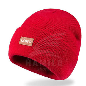 OEM Manufacture 2024 Factory Custom Logo Skull Cap <b>Beanie</b> High Quality Ribbed Knit <b>Wool</b> Fisherman <b>Beanie</b> - Product Image 1