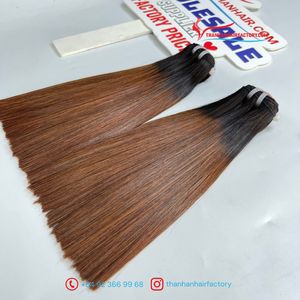 ผมตรงจากกระดูก100% สำหรับต่อผมมนุษย์สีออมเบร - Product Image 5