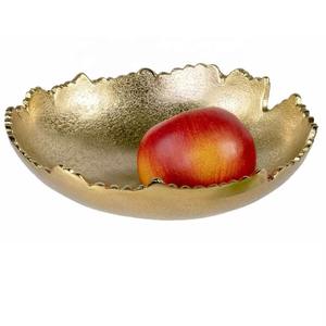 ชามผลไม้ทำด้วยมือทำจากสแตนเลสและทองเหลืองชามโลหะสำหรับตกแต่งเคาน์เตอร์ห้องครัวและของวางกลางโต๊ะ - Product Image 5