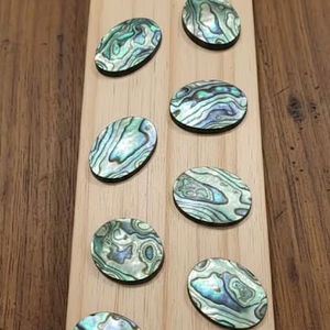 Pierre précieuse en nacre d'ormeau naturelle de qualité supérieure, cabochon en pierre précieuse naturelle polie pour la guérison, forme mixte, 20% de réduction et cadeau - Product Image 1