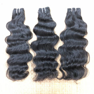 ผมต่อเวียดนามแท้แบบซิลกี้เวฟสำหรับผู้หญิง แบบสองชั้น 100 กรัม - Product Image 1