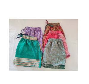 Pantalones cortos de seda supervendidos para mujer, Bohemia Hippie ropa de noche, pantalones cortos Unisex con bolsillo, ropa de playa, pantalones cortos informales, pantalones cortos de verano - Product Image 1