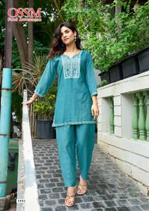 Collection d'été Catalogue complet des ensembles Viscose Vatican Silk Co-Ord pour vêtements décontractés et fêtes disponibles au tarif de gros - Product Image 5