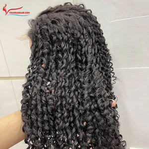 Big Sale Vietnamese <b>Hair</b> <b>Extension</b> Closure Pixie Curly <b>Wig</b> in Stock Wholesale Price Customize Size Ready to Ship - Product Image 5