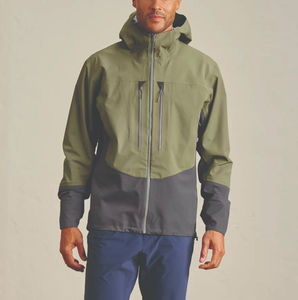 Dernière conception de veste softshell d'hiver personnalisée pour hommes coupe-vent imperméable et respirant imprimé style décontracté tricoté à fermeture éclair - Product Image 2