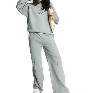 ชุดเซ็ตสองชิ้นไซส์ใหญ่สำหรับผู้หญิง ชุดลำลองเข้าชุดกัน แฟชั่นชุดเซ็ตสองชิ้นไซส์ใหญ่สำหรับสไตล์สบายๆ ในชีวิตประจำวัน - Product Image 1