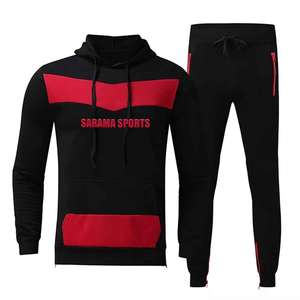 Conjunto Deportivo Informal para Hombre, Conjunto Deportivo Atlético de Manga Larga, Chaqueta de Forro Polar, Pantalones, Conjuntos Deportivos de Invierno OEM - Product Image 1