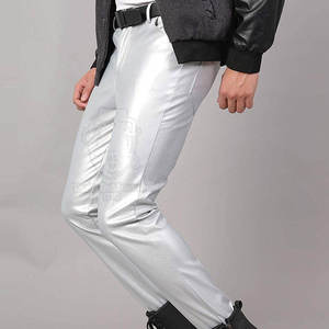 Pantalones de Cuero para Hombre, Estilo Único, Ligeros, Casuales, Transpirables, Diseño Personalizable, Lavados, Venta en Línea - Product Image 2