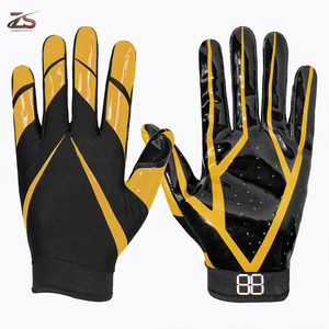 Gants gaéliques personnalisables OEM Gants de football américain avec le meilleur design pour une utilisation en extérieur en cuir - Product Image 1