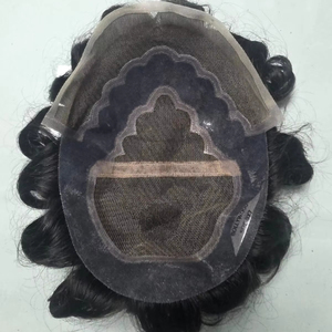 Bollywood Modèle Vague D'eau Cheveux Humains Toupet Perruque pour Hommes Taz Cheveux Bangladesh Prothèse Article - Product Image 1